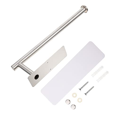 Luxshiny 1satz Wandhalter Für Küchenrollen Und Toilettenpapierhalter Multifunktional Kein Bohren Erforderlich Für Bad Küche Platzsparend Luxshiny 1satz Wandhalter Für Küchenrollen Und Toilettenpapierhalter Multifunktional Kein Bohren Erforderlich Für Bad Küche Platzsparend von Luxshiny