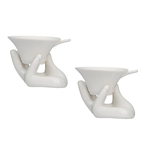 Luxshiny 2 Sätze Porzellan Teesieb Set mit Guanyin Hand Halter Teiliges Teefilter Set für Grünen und Oolong Tee für Zuhause und Büro Hitzebeständig Stilvolles Design Luxshiny 2 Sätze Porzellan Teesieb Set mit Guanyin Hand Halter Teiliges Teefilter Set für Grünen und Oolong Tee für Zuhause und Büro Hitzebeständig Stilvolles Design von Luxshiny