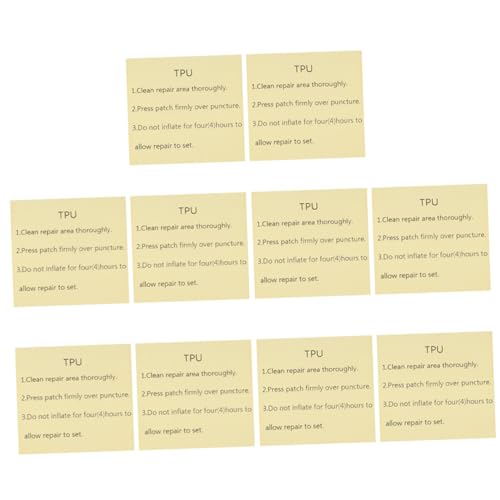 Luxshiny 2 Sätze Tpu Reparatur Patch Selbstklebendes Wasserfestes Reparaturblatt für Aufblasbare Zelt Schwimmringreparatur Vielseitig Einsetzbar Zufällige Farbe von Luxshiny