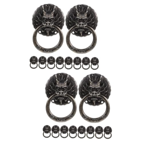 Luxshiny 2 Sätze Vintage Dragon Head Türgriff Aus Teiliges Für Schranktüren Und Weinboxen Einfache Installation Elegantes Design Für Jede Einrichtung 10 Stück * 2 von Luxshiny