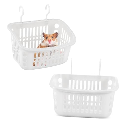 Luxshiny 2 Stück Bequeme Hängende Nester für Kleintiere Hängende Körbe für Hamster und Chinchillas Große Rechteckige Betten Weiß für Kleine Haustiere Luxshiny 2 Stück Bequeme Hängende Nester für Kleintiere Hängende Körbe für Hamster und Chinchillas Große Rechteckige Betten Weiß für Kleine Haustiere von Luxshiny