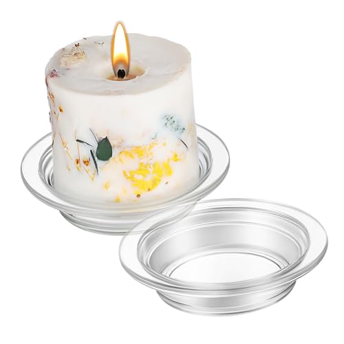 Luxshiny 2stücke Duftglas Ersatzschale Glasplatte Für Wachswärmer Kerzenwärmerplatte Wiederverwendbare Einlagen Tablett Für Aromatherapielampen Transparente Schale Deckel Für von Luxshiny