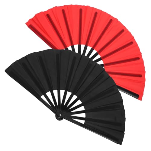 Luxshiny 2 Stück Faltbare Handfächer Tragbarer Chinesischer Fächer für Tai Chi Performances und Sportevents Platzsparend und Robustes Design für Verschiedene Anlässe Luxshiny 2 Stück Faltbare Handfächer Tragbarer Chinesischer Fächer für Tai Chi Performances und Sportevents Platzsparend und Robustes Design für Verschiedene Anlässe von Luxshiny