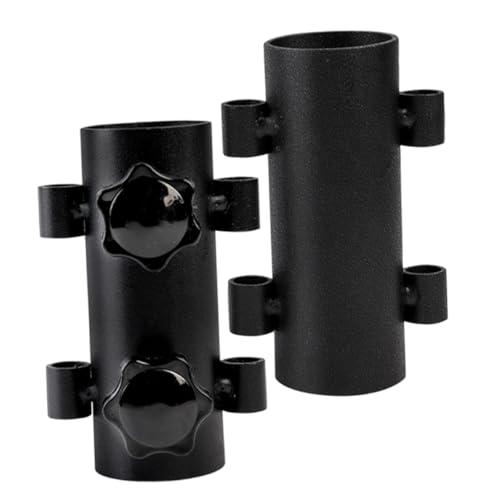 Luxshiny 2 Stück Outdoor Zeltstangen Halterung Verstellbarer Sonnenschirmständer für Camping Zelt und Stabiler Erdspieß für Windfeste Anwendung von Luxshiny