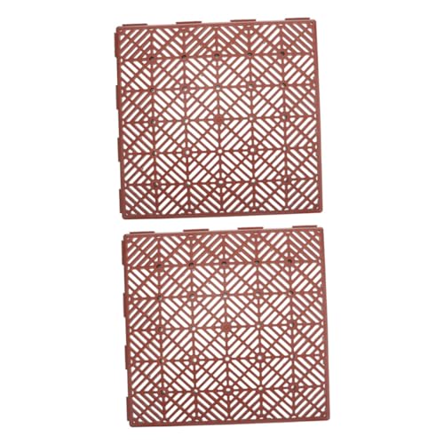 Luxshiny 2 Stück Outdoor wasserdichte Bodenmatten rutschfeste Kunststofffliesen für Garten Terrasse und Außenbereich Einfach zu Kombinieren und Langlebig Luxshiny 2 Stück Outdoor wasserdichte Bodenmatten rutschfeste Kunststofffliesen für Garten Terrasse und Außenbereich Einfach zu Kombinieren und Langlebig von Luxshiny