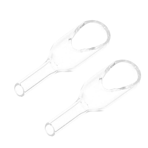Luxshiny 2 Stück Teiliges Glas Messgerät und Trichter Set Transparent aus Säurebeständigem Glas Multifunktional als Labor Messinstrument und Trichter Anti statisch Präzise Messung für von Luxshiny