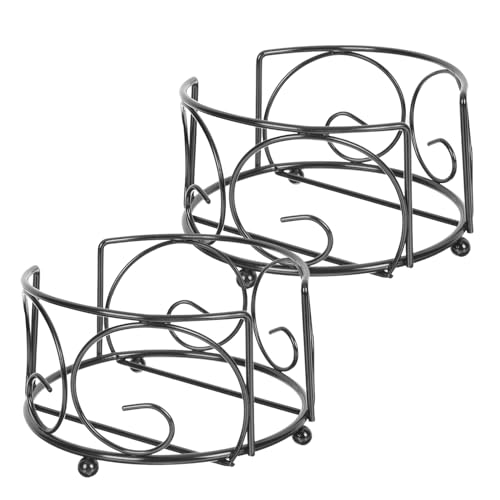 Luxshiny 2stücke Untersetzerhalter Aus Coasterständer Für Küche Robustes Lagerungsregal Für Getränkehalter Tischdekoration Wohnaccessoires von Luxshiny