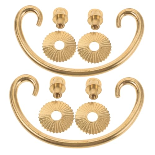 Luxshiny 2 Stück Vintage Messing Schubladenknöpfe Möbelbeschläge im Chinesischen für Küchenschränke Kommoden Installieren Design von Luxshiny