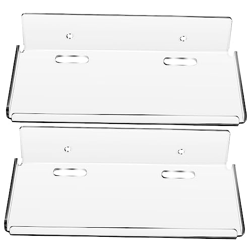 Luxshiny 2stücke Acrylregal Schwebend Für Wand Kleines Regal Zur Montage Transparente Aufbewahrungslösung Ohne Bohren Für Schlafzimmer Und Wohnzimmer Luxshiny 2stücke Acrylregal Schwebend Für Wand Kleines Regal Zur Montage Transparente Aufbewahrungslösung Ohne Bohren Für Schlafzimmer Und Wohnzimmer von Luxshiny