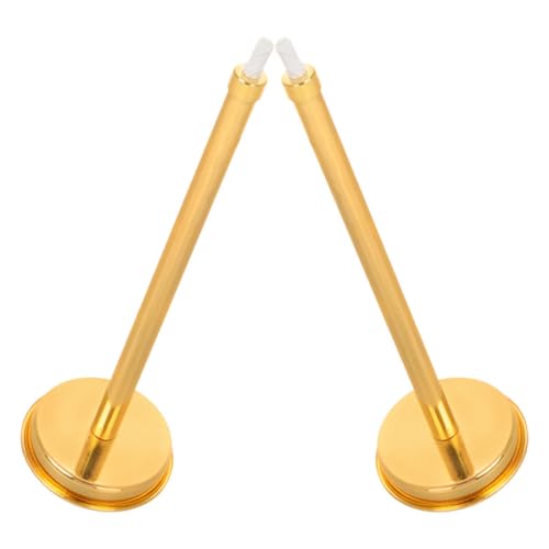 Luxshiny 2 Stück Winddichte Utility mit Langem Hals für und Öllampen Nachfüllbare aus Hochwertigem Legierungsmaterial für BBQ und Kamin von Luxshiny