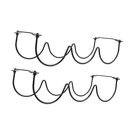 Luxshiny 2 Stück Wrought Iron Weinregal mit Modischem Design Flaschenablage für Weinflaschen Montieren Luxshiny 2 Stück Wrought Iron Weinregal mit Modischem Design Flaschenablage für Weinflaschen Montieren von Luxshiny