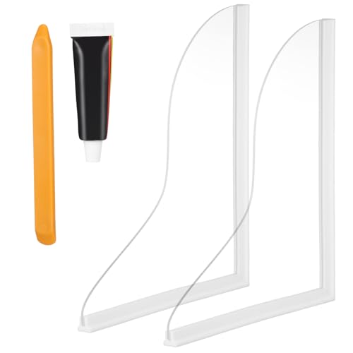 Luxshiny 2Stücke Duschspritzschutz Transparente Spritzschutz Ecke Effektive Wassereindämmung für Bad und Waschbecken zu Montieren Pflegeleicht Luxshiny 2Stücke Duschspritzschutz Transparente Spritzschutz Ecke Effektive Wassereindämmung für Bad und Waschbecken zu Montieren Pflegeleicht von Luxshiny