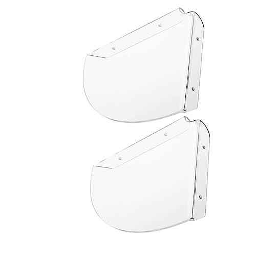 Luxshiny 2stücke Transparente Schwimmende Eckregale Für Wandmontage Aufbewahrung Von Lautsprechern Deko Pflanzen Und Schlafzimmer Und Büro von Luxshiny