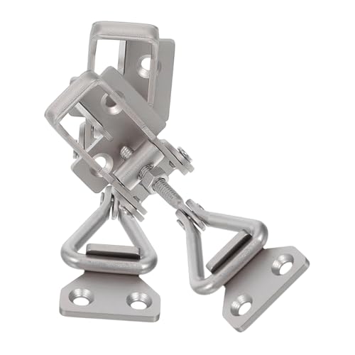 Luxshiny 2Stücke Verstellbare Knebelklemme Schnellverschluss Verriegelung für Schrank und Boot Robust und Praktisch mit Schlossloch Design Luxshiny 2Stücke Verstellbare Knebelklemme Schnellverschluss Verriegelung für Schrank und Boot Robust und Praktisch mit Schlossloch Design von Luxshiny