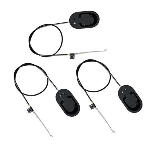 Luxshiny 3stücke Schwarz Aluminium Liege Griff Mit Kabel Sofa Stuhl Liege Release Hebel Griff Ersatzkomponenten Für Liegesessel Zuggriff Mit Federkabel Entriegelungshebel von Luxshiny