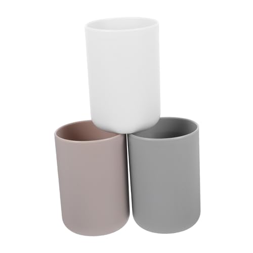 Luxshiny 3 Stücke Zahnbürstenbecher aus Bpa Freiem Kunststoff Wiederverwendbare Mundspülbecher für Badezimmer Platzsparend und Bruchsicher Design für Kinder und Erwachsene Luxshiny 3 Stücke Zahnbürstenbecher aus Bpa Freiem Kunststoff Wiederverwendbare Mundspülbecher für Badezimmer Platzsparend und Bruchsicher Design für Kinder und Erwachsene von Luxshiny
