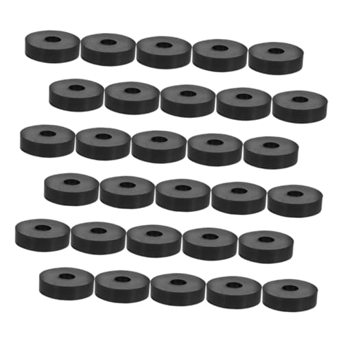 Luxshiny 30 Stück Gummi Stoßdämpfer Unterlegscheibe Unterlegscheibe Isolationspads Unterlegscheibe Waschmaschine Anti Vibrations Isolationspads Gummiteil Gummischeiben Für von Luxshiny