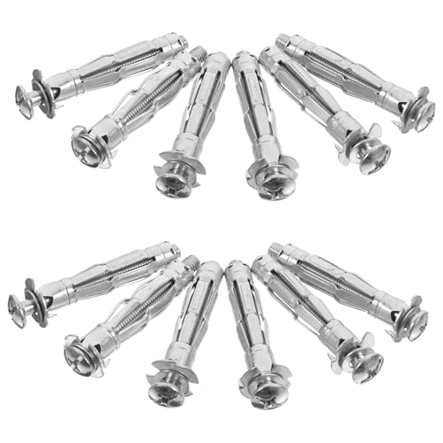 Luxshiny 30 Stück Hohlwandanker Set Galvanisierte Stahl Befestigungsschrauben für Gipskarton Gipsfaserplatten Leichtbauwände Langlebig und Installieren von Luxshiny