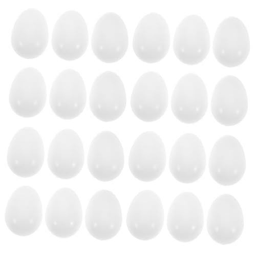 Luxshiny 30 Stück Teiliges Künstliche Papagei Eier Realistische Nachbildung Langlebige Bruthilfe für Tauben und Papageien Simulation für Erfolgreiche Inkubation und Zuchtunterstützung von Luxshiny