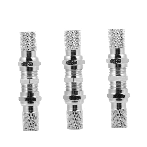 Luxshiny 3Sätze Stecker Koaxialkabel Verbindung mit Gummiring für Tv Radio Antennenkabel Metalladapter für Signalübertragung und Reparatur von Beschädigten von Luxshiny