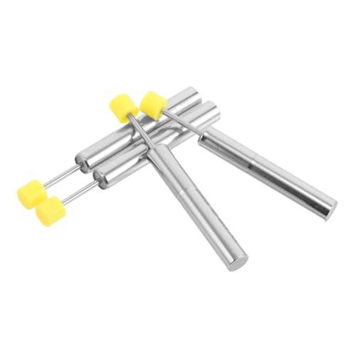 Luxshiny 4 Stück Abfalleimer Dämpfer aus Edelstahl Soft Close Mechanismus für Sanftes Schließen von Müllbehälterdeckeln Hydraulischer Deckelstütz Dämpfer Geräuscharm DIY Ersatz für von Luxshiny