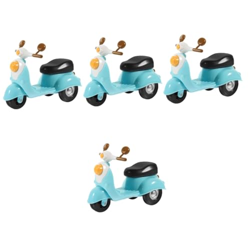 Luxshiny 4stücke Motorbike Dekoration Fingerbike Miniatur Für Schreibtisch Büro Und Sammlung Spielzeug Kunststoff Für Heimdekoration von Luxshiny