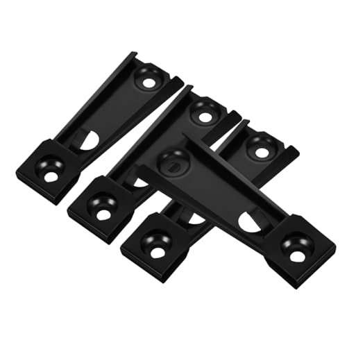 Luxshiny 4 Stück Sofa -Hardware -Verbindungsteile Sofa-Zubehör Sofa Reparaturklemme Liegefixierklemme Liegemechanismus Teil Möbelmechanismus - Liege -Couch - Eisen Schwarz von Luxshiny