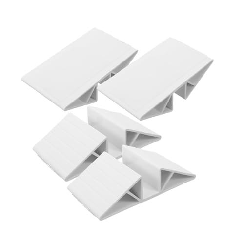 Luxshiny 4stücke Kunststoff-stützfüße Für Absperrgitter Dreieckige Verstärkung Für Kindersicherheitsgitter Isolierende Paneele Für Holz Und Haustiergitter von Luxshiny