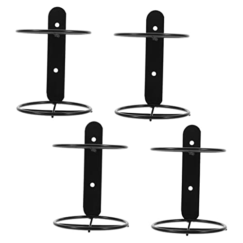 Luxshiny 4stücke Wandmontiertes Weinregal Aus Metall Für Wand Einzelner Weinflaschenhalter Hängendes Weinregal Für Zuhause Modernes Zur Wandmontage von Luxshiny