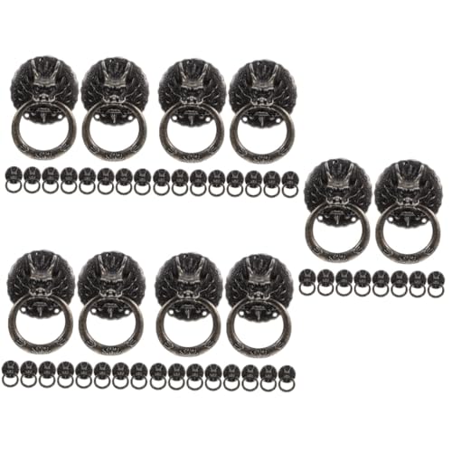 Luxshiny 5 Sätze Vintage Dragon Head Möbelgriff Dekorativer Schrankgriff Aus Einfach Zu Installierender Türgriff Für Küchenschränke Und Weinboxen 10 Stück * 5 von Luxshiny