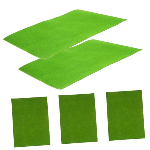 Luxshiny 5 Stück Kunstgras Matte für Miniaturlandschaften für Architektur Modelle Sandtisch Deko Installieren Realistische Miniatur Graslandschaft Hellgrüne Nylon Velours Oberfläche Luxshiny 5 Stück Kunstgras Matte für Miniaturlandschaften für Architektur Modelle Sandtisch Deko Installieren Realistische Miniatur Graslandschaft Hellgrüne Nylon Velours Oberfläche von Luxshiny