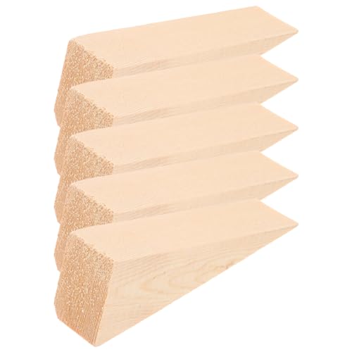 Luxshiny 5 Stücke Möbelkeile aus Holz Nivellierfüße für Tische und Stühle Verstellbar und Lösung für Unebene Böden Robustes Design für Vielseitige Anwendung von Luxshiny