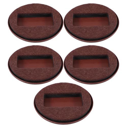 Luxshiny 5stücke Teiliges Rutschfester Filzgleiter Für Stuhlrollen Universelle Möbelstopper Für Holz Fliesen Und Teppichböden Schützt Vor Kratzern Und Beschädigungen von Luxshiny