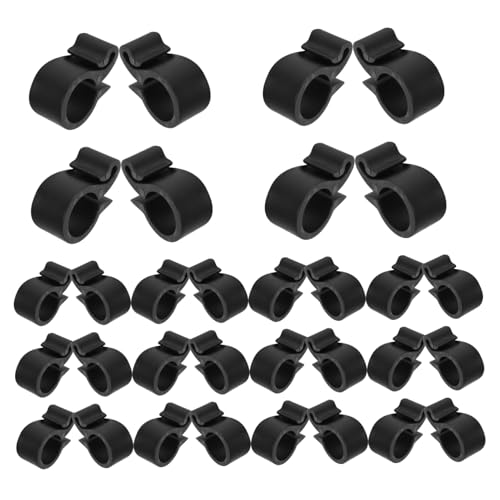 Luxshiny 50 Stück Bewässerungsschlauch Clips aus Robustem Kunststoff Tropfbewässerung Rohrschellen für Präzise Fixierung Schnell Installierbar Vielseitig Einsetzbar in Garten und von Luxshiny