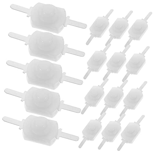 Luxshiny 50 Stück Mini Selbstverriegelnder Mikro Druckknopfschalter für Taschenlampen und DIY Projekte Hochwertiger Push Button Kompakt und Leicht zu Lagern für Elektrische Steuerkreise Luxshiny 50 Stück Mini Selbstverriegelnder Mikro Druckknopfschalter für Taschenlampen und DIY Projekte Hochwertiger Push Button Kompakt und Leicht zu Lagern für Elektrische Steuerkreise von Luxshiny