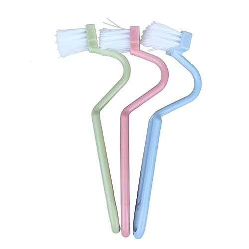 Luxshiny 5Stücke Förmige Toilettenbürsten mit Gebogenem Griff Effektive Wc Reinigungspinsel aus Leichtem und Zufällige Farben für Toilettenreinigung von Luxshiny