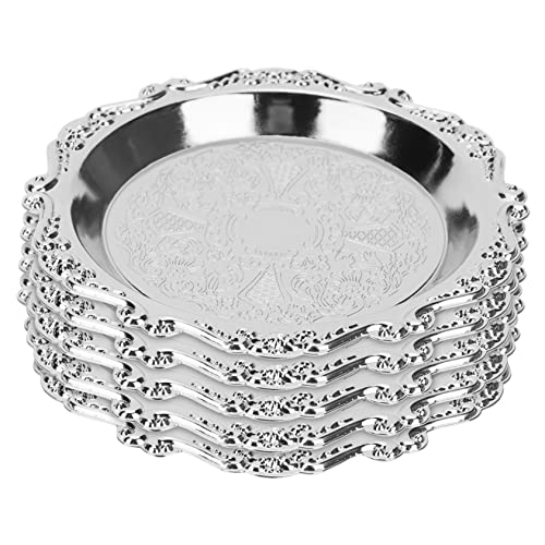 Luxshiny 6 Stück Mini -Snacks Geteiltes Serviertablett Dekorative Nüsse Tablett Süßwarenschale Vintage -servierplatte Geschirr Servieren Süßes Tablett Ups Silver Metall Luxshiny 6 Stück Mini -Snacks Geteiltes Serviertablett Dekorative Nüsse Tablett Süßwarenschale Vintage -servierplatte Geschirr Servieren Süßes Tablett Ups Silver Metall von Luxshiny