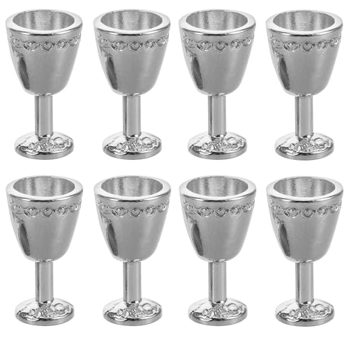Luxshiny 8 Stück Miniatur Weingläser Set Teiliges Puppenhaus Zubehör Retro Cocktailbecher für Kreative Küchen und Bar Dekorationen Realistische Miniatur Gläser für Puppenhaus Spielsets Luxshiny 8 Stück Miniatur Weingläser Set Teiliges Puppenhaus Zubehör Retro Cocktailbecher für Kreative Küchen und Bar Dekorationen Realistische Miniatur Gläser für Puppenhaus Spielsets von Luxshiny