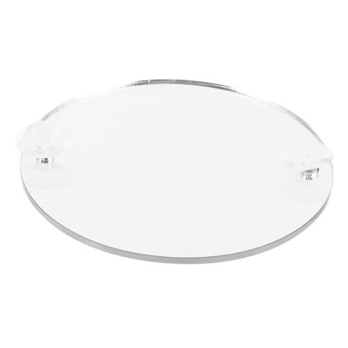 Luxshiny Acryl Betta Trainingsspiegel mit Saugnapf Doppelseitig Langlebig Stabil Dekorativer Aquarium Spiegel für Kampffisch Training von Luxshiny