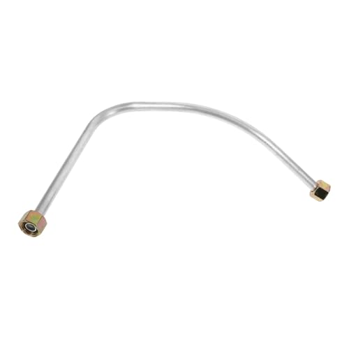 Luxshiny Aluminium Auspuffrohr Ersatz für Luftkompressor Leichtes Langlebiges Druckluftschlauch Zubehör Einfache Montage Hohe Auspuffeffizienz Vielseitig für Werkstatt und Garage von Luxshiny