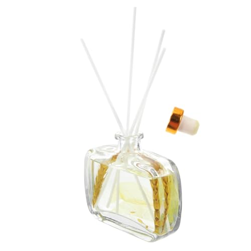 Luxshiny Aromatherapie Öl Diffusor Mit Rattan Sticks Für Ätherische Öle Duftöle Und Aromaöle Zum Verteilen in Wohnzimmer Schlafzimmer Küche Bad Büro Und Auto von Luxshiny