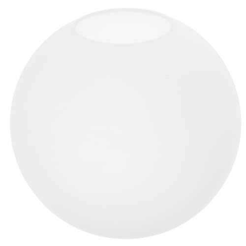 Luxshiny Austausch Des Weißen Glaskugel-Lampenschirms 6. 5-7. 5 Cm Loch Glas Runde Kugel Lampenabdeckung Kronleuchter Deckenleuchte Kugelschirm Für Hängende Wandleuchte von Luxshiny