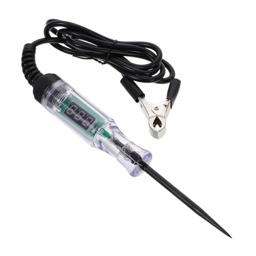 Luxshiny Automotive Circuit Tester Pen Digital Spannungsprüfer mit Metallsonde Tragbares Multimeter für Stromkreise Lösung für DIY und Professionelle Anwendungen Luxshiny Automotive Circuit Tester Pen Digital Spannungsprüfer mit Metallsonde Tragbares Multimeter für Stromkreise Lösung für DIY und Professionelle Anwendungen von Luxshiny