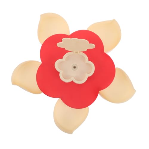 Luxshiny Bonbonteller Snackschale Lebensmittelorganisator Obstorganisator Snack -Servierschale Schreibtisch Snack Organizer Snack-Tabletts Obstschale Nüsse Schalen Essenstablett Plastik rot von Luxshiny
