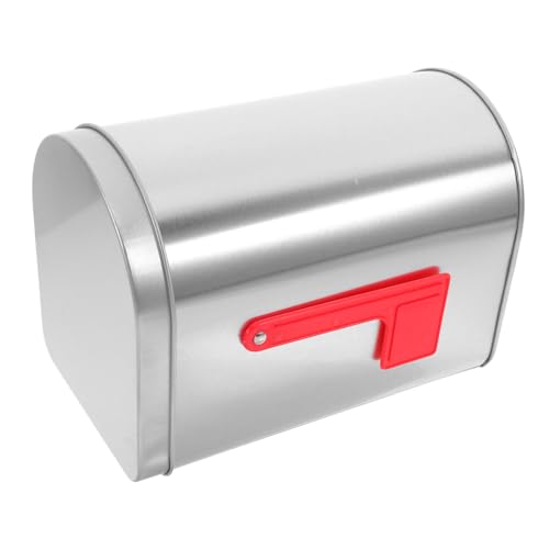 Luxshiny Kleine Metallbriefkasten Aus Weißblech Mit Signalflaggen Dekorative Aufbewahrungsbox Für Bastelprojekte Und Valentinstag-aktivitäten von Luxshiny