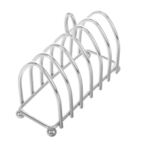 Luxshiny Toastständer Aus Für Scheiben Multifunktionaler Frühstücksdisplay-Halter Mit Kugelfüßen Und Loop-Griff Für Buffet Und Selbstbedienung Restaurant Oder Zuhause von Luxshiny