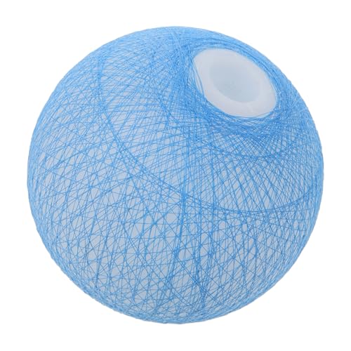 Luxshiny Bunter Globe Lampenschirm Kunststoff für Pendelleuchte Dekorativer Lampenschirm Runder Form Durchmesser für Schlafzimmer und Esszimmer von Luxshiny