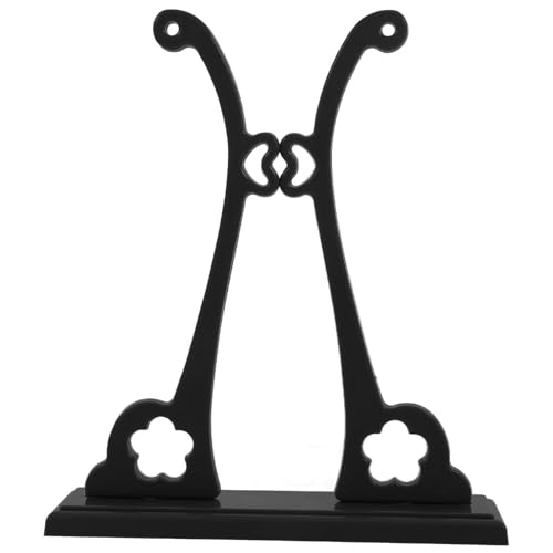 Luxshiny Chinesischer Fächerständer Klappbarer Fächerhalter Aus Kunstharz Retro-Handfächer-Aufbewahrungssockel Dekorativer Japanischer Fächerständer Schwarz Luxshiny Chinesischer Fächerständer Klappbarer Fächerhalter Aus Kunstharz Retro-Handfächer-Aufbewahrungssockel Dekorativer Japanischer Fächerständer Schwarz von Luxshiny