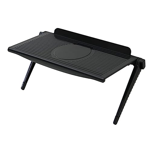 Luxshiny Computer Monitor Regalsystem mit Verstellbarem Bildschirmhalter Aufbewahrung für Router Spielkonsole und zur Platzoptimierung Jedem von Luxshiny