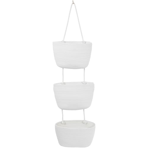 Luxshiny DREI Schichten Hängender Korb Wandaufbewahrung für Küche Bad Schlafzimmer Design Einfache Installation Großzügiger Stauraum für Obst Haushaltsgegenstände Luxshiny DREI Schichten Hängender Korb Wandaufbewahrung für Küche Bad Schlafzimmer Design Einfache Installation Großzügiger Stauraum für Obst Haushaltsgegenstände von Luxshiny